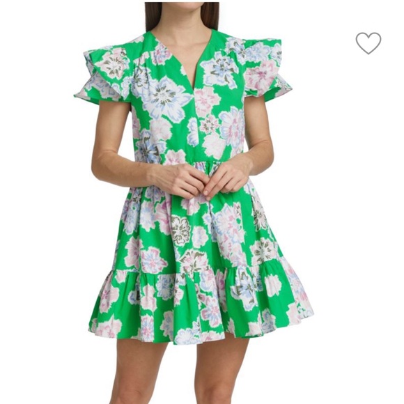 Tanya Taylor Dresses & Skirts - Tanya Taylor Marisol Ruffle Sleeve Minidress